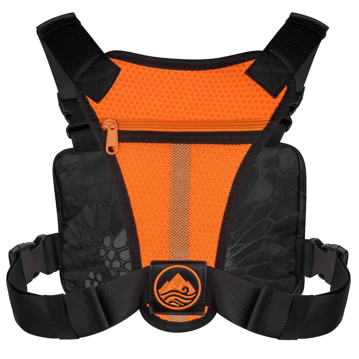 Outdoor Sports Chest Bag, CCW Concealed Carry - Tactical EDC Chest Rig, Molle & Pistol Holster for Men Women - Quick Release Harness Pack for Hunting Hiking Fishing Running - Lightweight Outdoor Vest