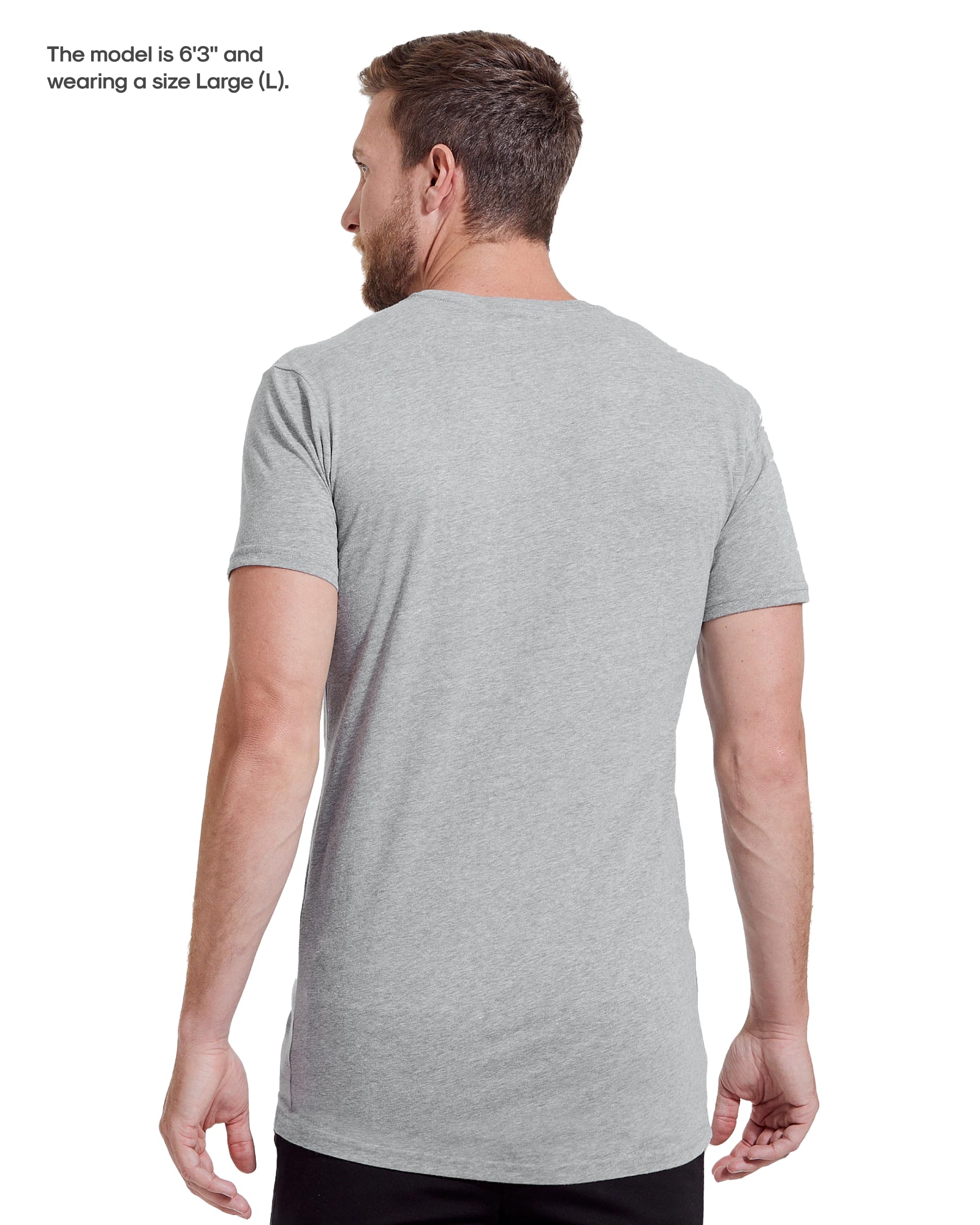 True Classic Mens T-Shirts – Short Sleeve Crew Neck T Shirts for Man, Cotton Blend Plain Novelty Men&