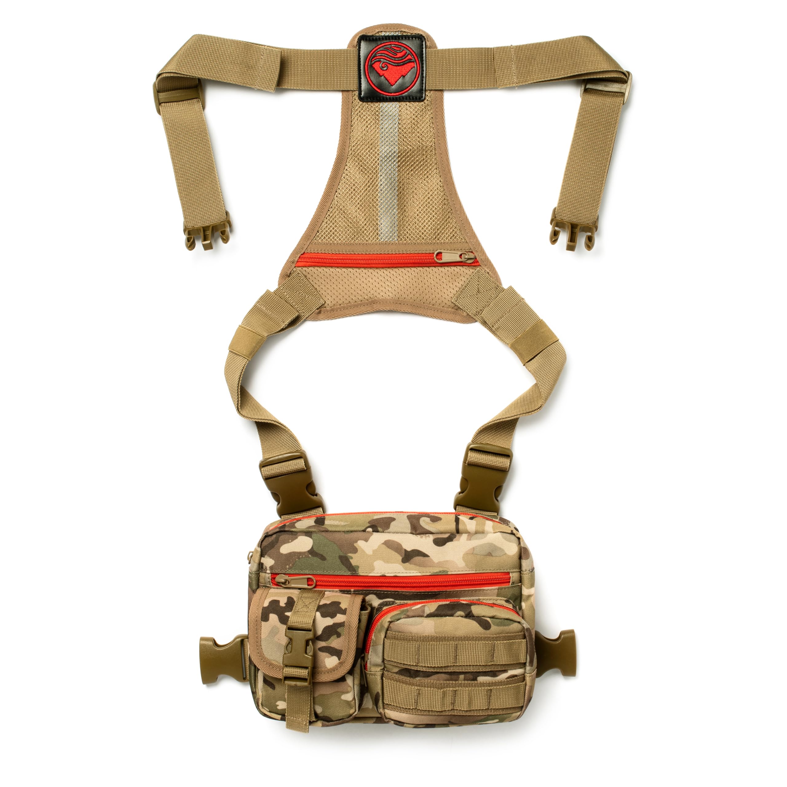 Tactical Chest Rig for Men and Women - Versatile EDC Chest Bag for Hunting Fishing Hiking and All Outdoor Pursuits - Lightweight Harness Pack Vest Suitable for Running