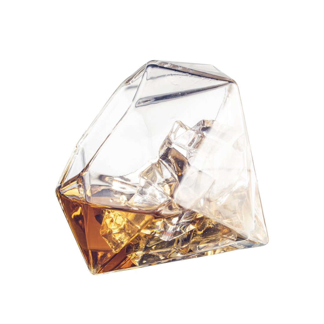 Diamond Whiskey Decanter &amp;  Diamond Glasses