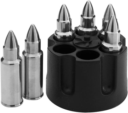 Whiskey Stones Bullets Stainless Steel