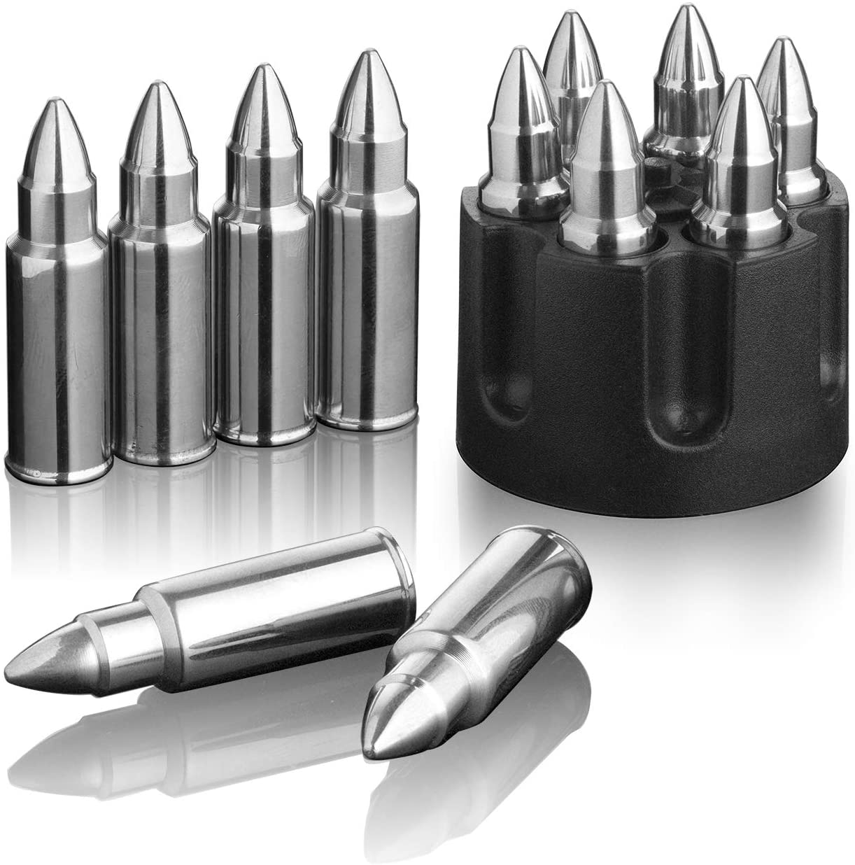 Whiskey Stones Bullets Stainless Steel