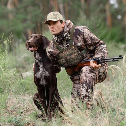 Tactical Chest Rig for Men and Women - Versatile EDC Chest Bag for Hunting Fishing Hiking and All Outdoor Pursuits - Lightweight Harness Pack Vest Suitable for Running