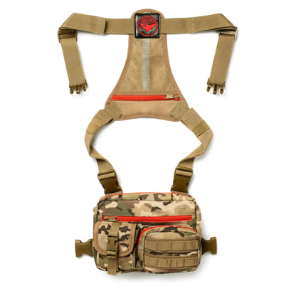 Tactical Chest Pack For Men - Rig - Hunt - Fish - EDC Workouts and Sport