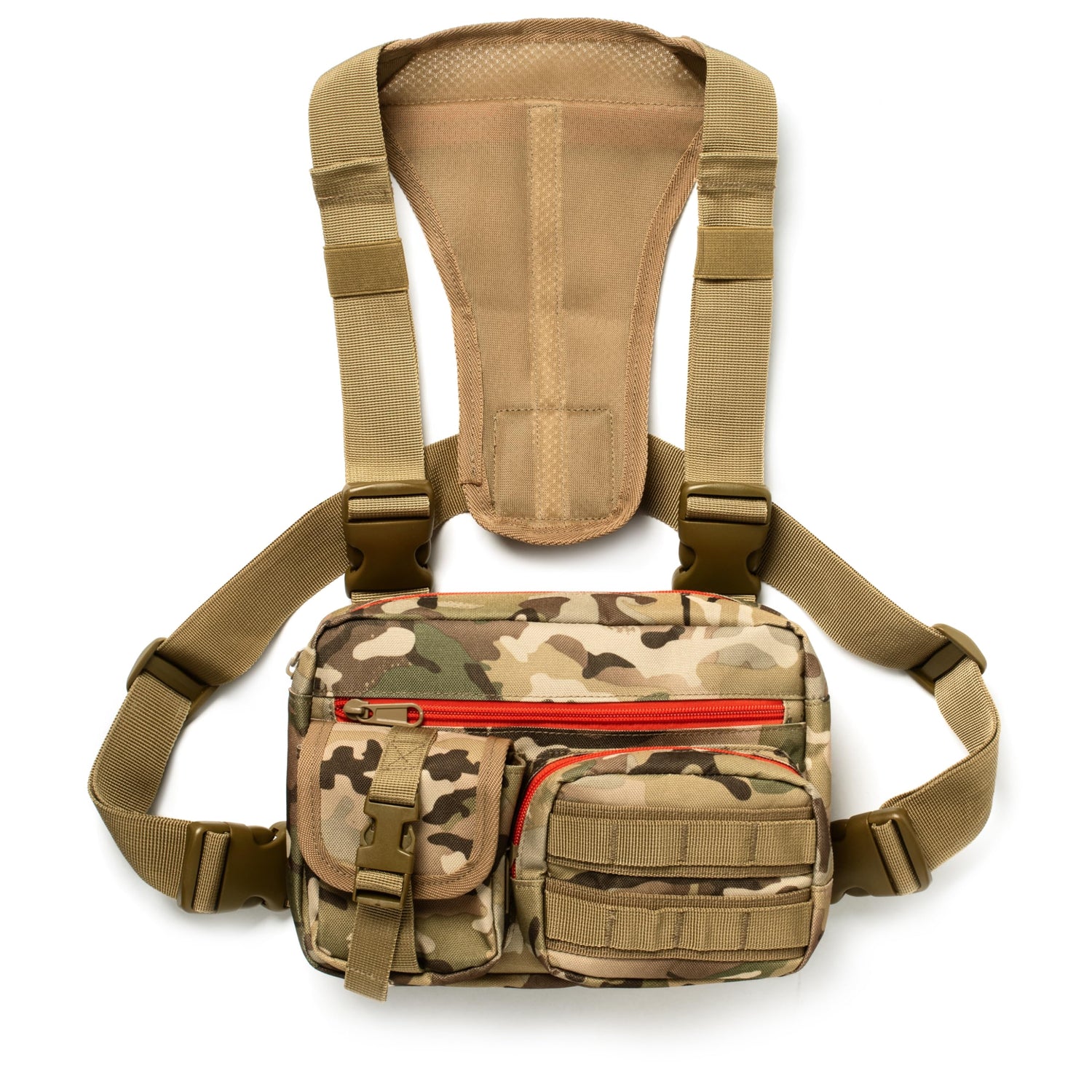 Tactical Chest Pack For Men - Rig - Hunt - Fish - EDC Workouts and Sport