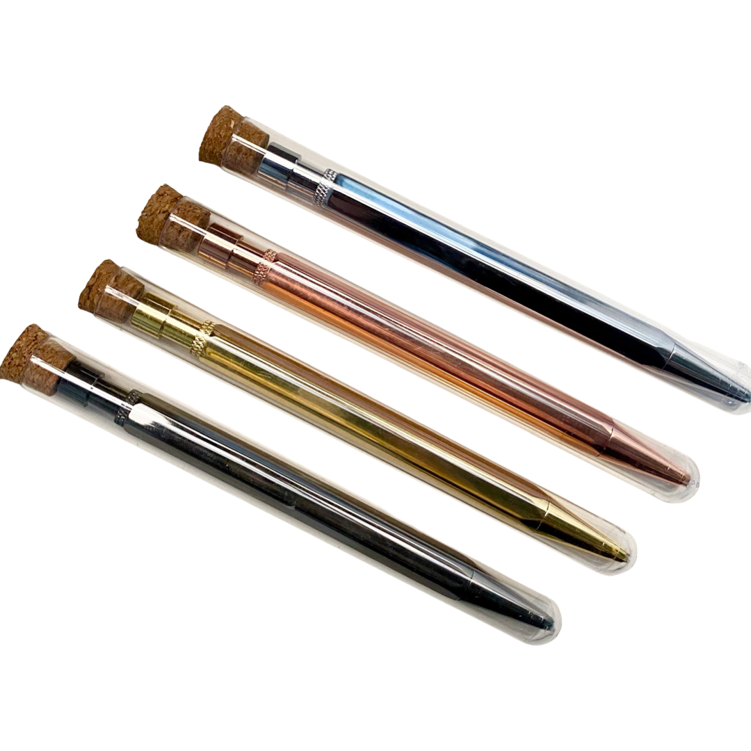 Retractable Brass Pen