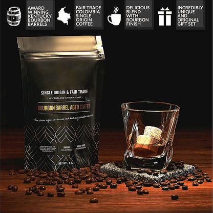 The Gourmet Set - ROCKS &amp; Bourbon Barrel Aged Coffee