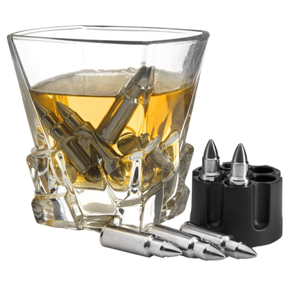 Whiskey Stones Bullets Stainless Steel