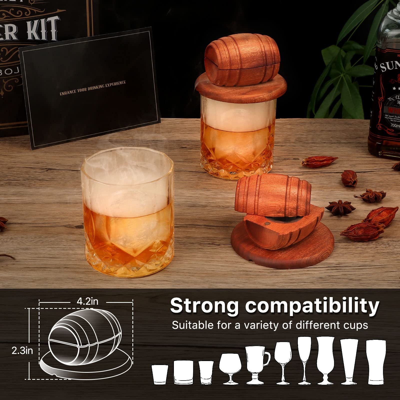 Whiskey Smoker Kit with Torch