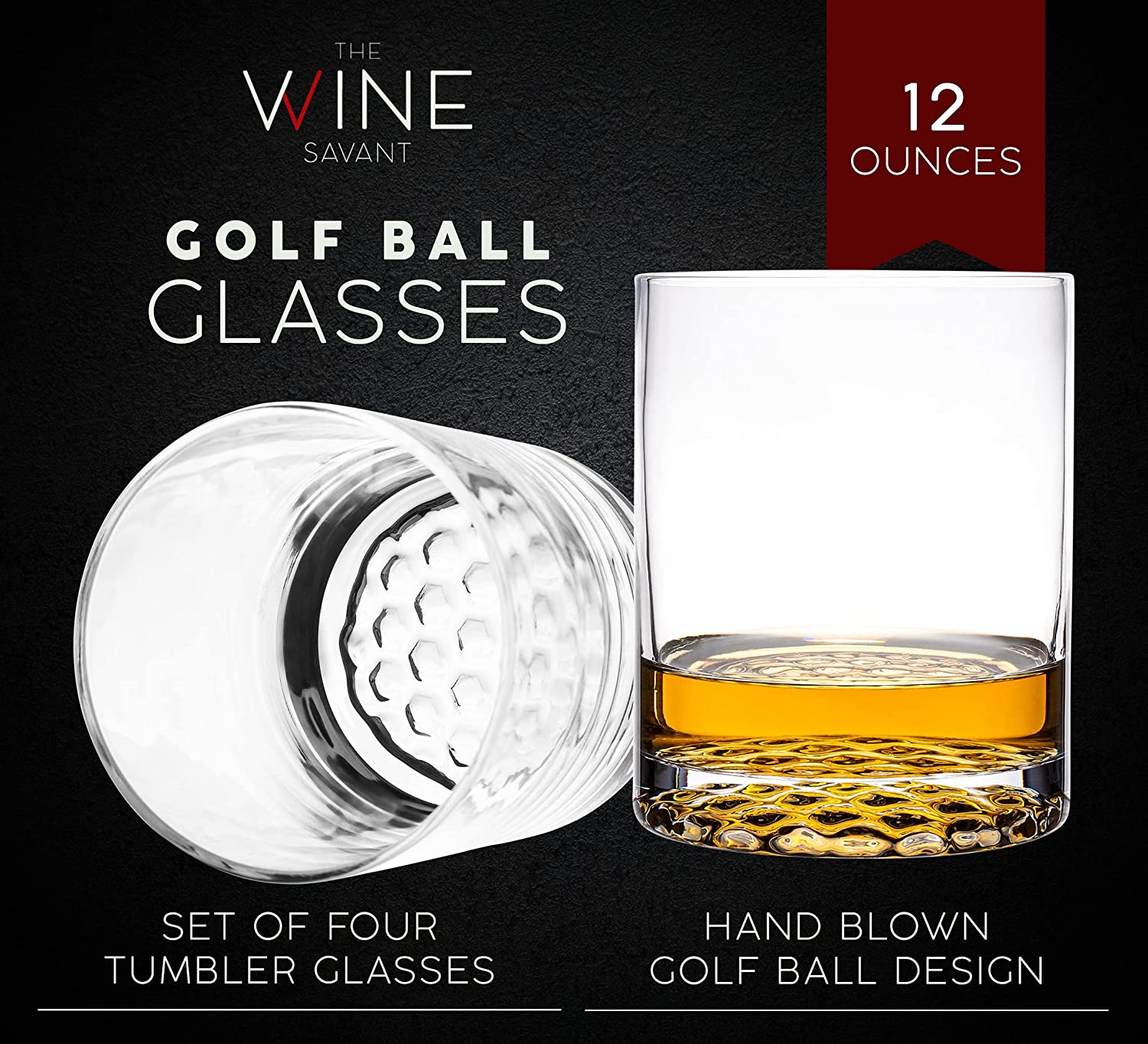 Golf Whiskey Decanter Set