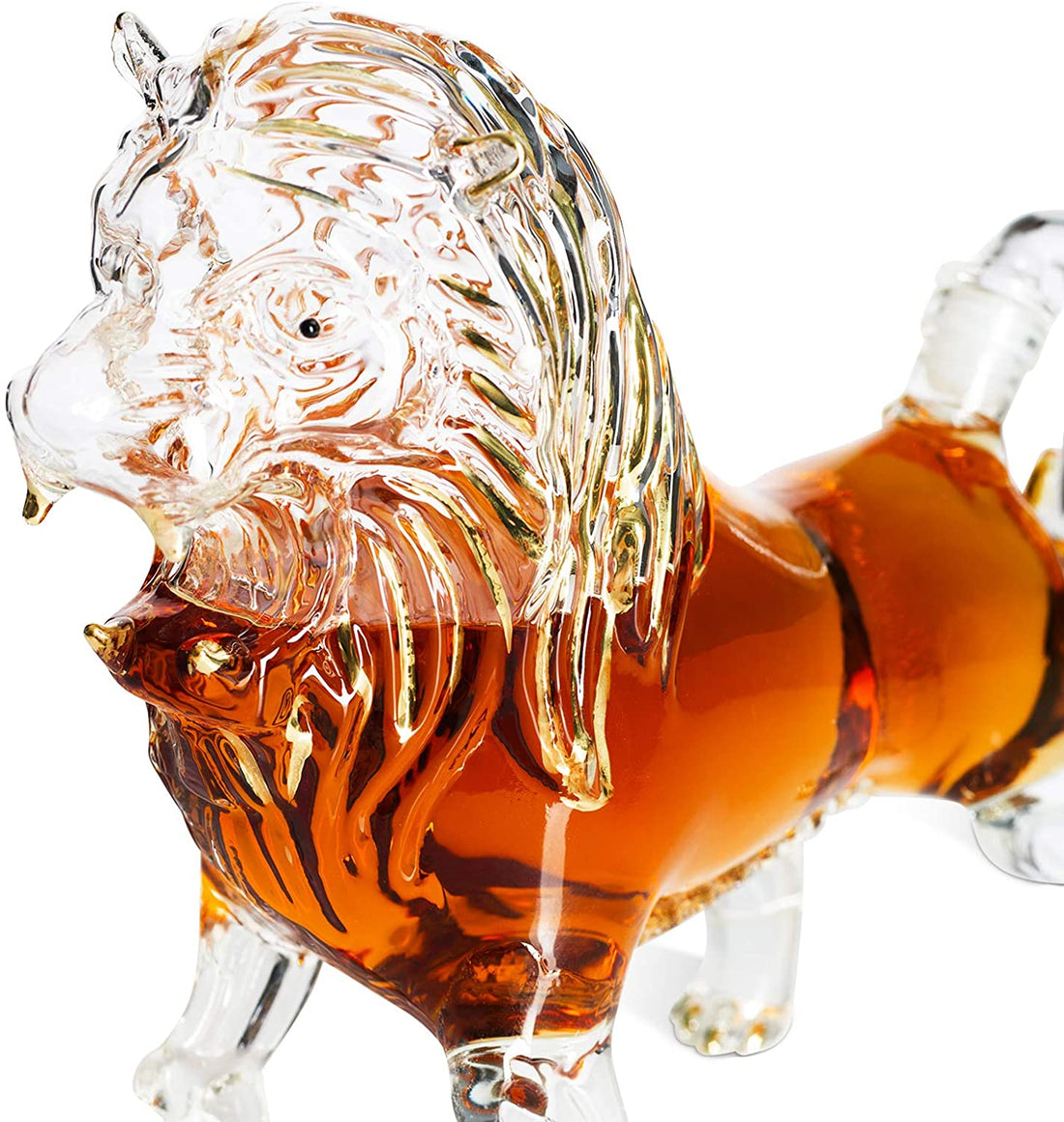 Lion Whiskey and Wine Decanter